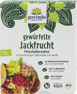 Produktbild von Govinda - Jackfrucht Fleischalternative Würfel - 200 g