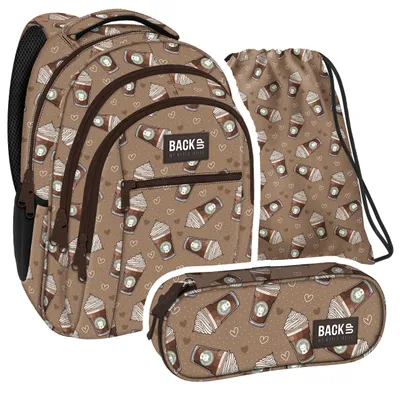 Produktbild von SCHULRUCKSACK ab der 5. Klasse mit reflektoren ergonomisch leicht für Teenager RUCKSACK Mädchen & Jungen HOHE QUALITÄT BACKUP Schulset 26L