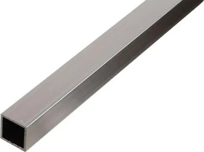Immagine prodotto di Alberts 474157 Tubo quadro, alluminio, naturale, 1000 x 10 x 10 mm