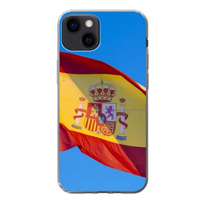 Produktbild von MuchoWow® Handyhülle Schutzhülle Hülle für iPhone 13 Die Nationalflagge von Spanien Silikon Softcase Handy Hülle - Karteninhaber