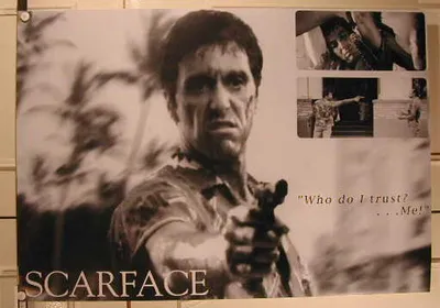 Obrázok produktu pre Scarface – Kto je dôveryhodný? – Plagát – 61x86 cm