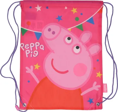 Obrázok produktu pre Peppa Pig 33x44 cm telocvičný vak jedna veľkosť