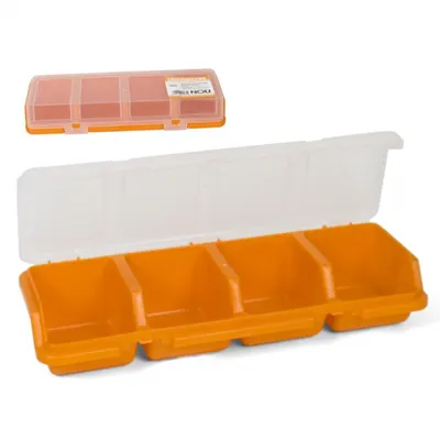 Zdjęcie produktu dla Organizer do przechowywania 32 x 11 x 6 cm pomarańczowy