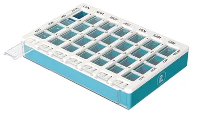 Image de Pilulier plateau ergonomique PLIC CARE semainier compartiments