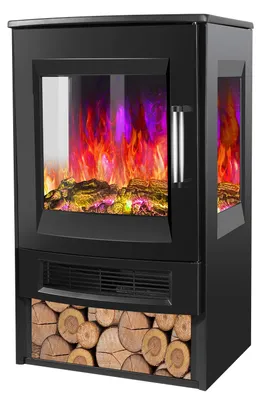 Productafbeelding van Vigevee Elektrische kachel, 43,5 x 34 x 74 cm, met thermostaat en LCD-display