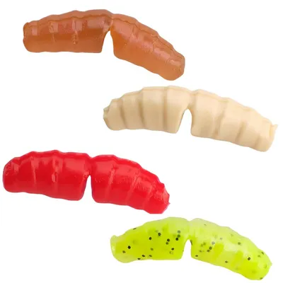 Produktbild von Berkley Powerbait Action Waxies - Bienenmaden, Farbe:Natural