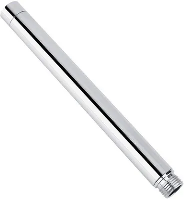 Image de Douchette d'extension de 8 pouces - Chrome - Accessoire de salle de bain - Raccordement G1/2" - Acier