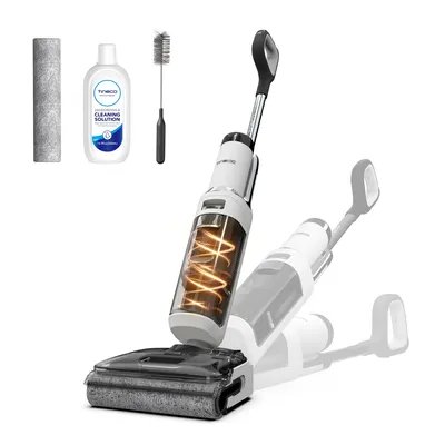 Produktbild von Tineco Floor One Stretch S6 Nass Trockensauger, 180°-Flachdesign Saugwischer 13cm Liegehöhe, 70°C 5min FlashDry Selbstreinigung, 40min Laufzeit
