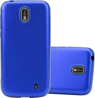 Produktbild von Cadorabo Schutzhülle für Nokia 1 2018 Hülle in Blau Handyhülle TPU Silikon Etui Cover Case