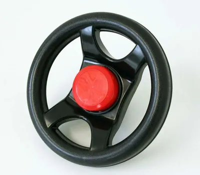 Produktbild von Rolly Toys Lenkrad schwarz für rollyKid und rollyMinitrac auch für Ferbedo Truckrutscher