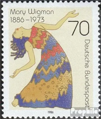 Produktbild von Briefmarken BRD (BR.Deutschland) 1986 Mi 1301 (kompl.Ausg.) FDC 100.Geburtstag von Wigman