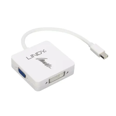 Produktbild von Lindy 41035, 0,2 m, 2160p, Weiß, Aktiver Videokonverter, 10 - 85%, 53 g