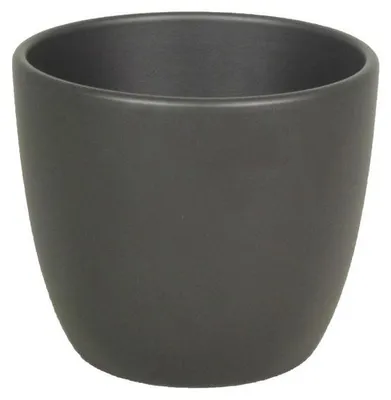 Produktbild von Floran Pflanztopf - grau - matt - Keramik - 13 x 12 cm