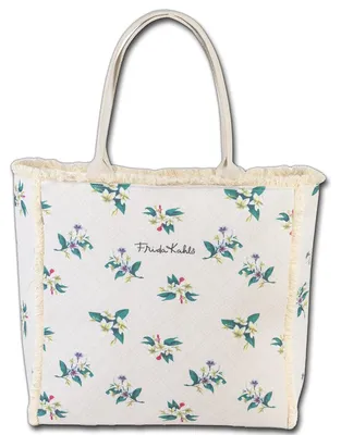 Produktbild von Frida Kahlo Canvas weiß natur türkis Tasche Henkeltasche Damen D3OTI800I