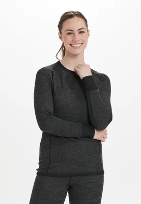 Produktbild von WHISTLER Ski- und Sportunterhemd BRANDI mit hohem Wolle-Anteil 1011 Dark Grey Melange 44