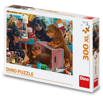 Produktbild von Dino - Puzzle Dachshunds - 300 dielov