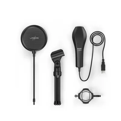 Produktbild von uRage Stream 400 Plus, PC-Mikrofon, -38 dB, 50 - 16000 Hz, 2200 Ohm, Omnidirektional, Verkabelt & Kabellos