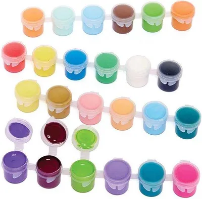 Produktbild von Acrylfarben-Set - 24 Farben für Kinder, Malen und kreative Bastelprojekte
