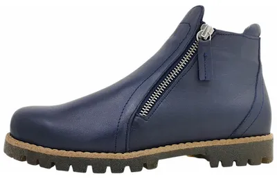 Image de Andrea Conti - Chaussures pour femmes - Bottes - Fermeture éclair - Bleu - Décontracté