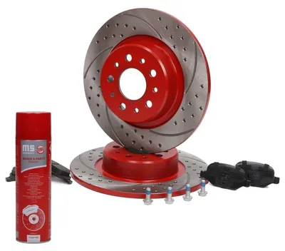 Obrázek produktu pro Sada zadních brzd MASTER-SPORT – brzdové kotouče a brzdové destičky pro ALFA ROMEO 147 (937) 276 mm