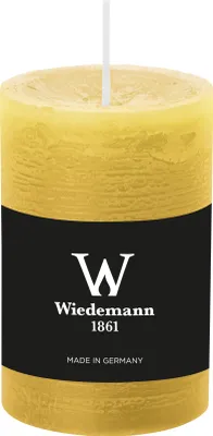 Produktbild von Wiedemann Marble Rustik Kerzen, Stumpenkerzen, Dotter Gelb 90 x Ø 58 mm