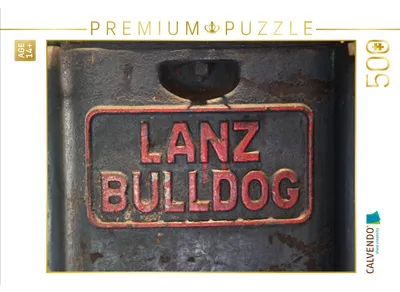 Produktbild von CALVENDO Puzzle Traktoren - Embleme: Lanz Bulldog | 500 Teile Lege-Größe 48 × 36 cm Foto-Puzzle für Erwachsene