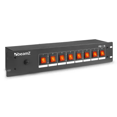 Productafbeelding van BeamZ PS08S, 2U, 89 mm, 483 mm, 100 mm, 2 kg, 3400 W