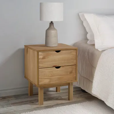 Obrázok produktu pre vidaXL Nočný stolík OTTA 45x39x57 cm z masívneho borovicového dreva