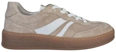 Produktbild von Gabor Velour oasi weiss sportlicher Schnürer Beige