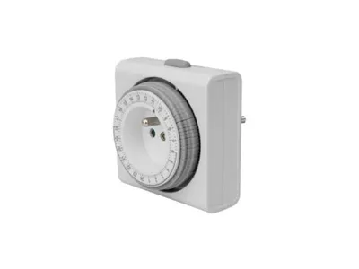 Zdjęcie produktu dla Kompaktowy 24-godzinny timer - gniazdo francuskie