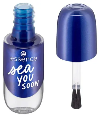 Zdjęcie produktu dla Essence, żel do paznokci, 8 ml, niebieski, seria "sea YOU SOON", kolor: metaliczny, opakowanie: butelka