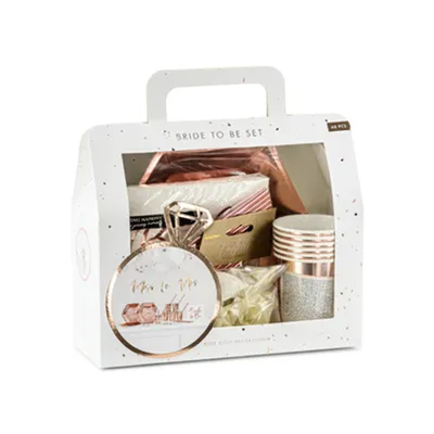 Image de Kit de décoration pour enterrement de vie de jeune fille Miss to Mrs