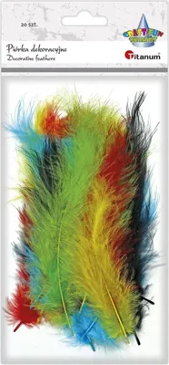 Obrázok produktu pre Péřové vankúšiky 11,8–15 cm, zmiešané, 20 ks – Titanum