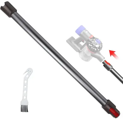 Produktbild von Schnellspanner-Verlängerungsstab, kompatibel mit Dyson V7, V8, V10, V11, V15, Staubsaugeraufsatz, Ersatz-Verlängerungsrohr, 74 cm (Silbergrau)