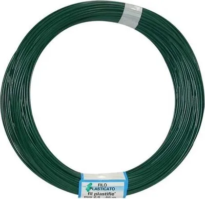 Immagine prodotto di Filo di fissaggio verde 2 mm, rotolo da 50 m, Plasti12 - Filomat