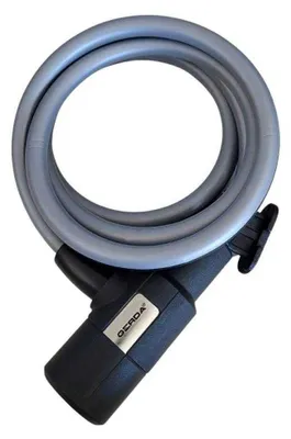 Immagine prodotto di Gerda - Lucchetto per bicicletta, Flex PP7591 (taglia unica) (grigio)