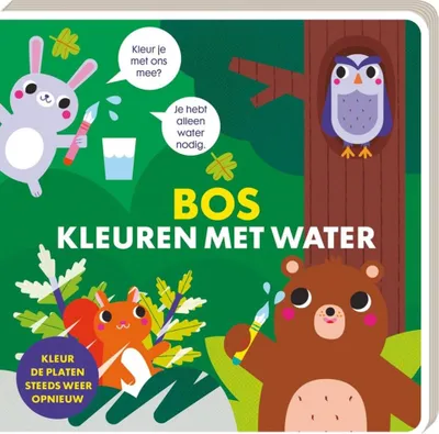 Produktbild von Bilderbücher zum Ausmalen mit Wasser – Wald