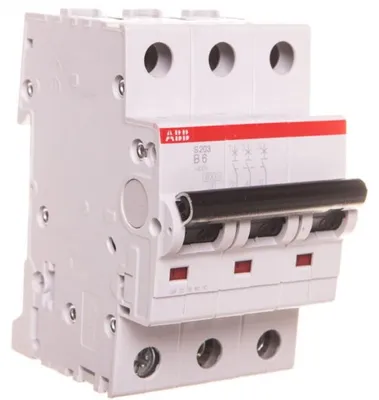 Imagen del producto de Compact Automat S203-B6 62, trifásico, GH S203 0001 R0065