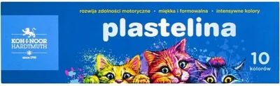 Immagine prodotto di Plastelina 10 kolorów Kotki do modelowania