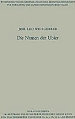 Obrázek produktu pro Die Namen der Ubier