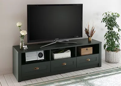 Produktbild von Ascot Lowboard TV-Schrank Fernsehtisch 158cm grün Landhaus