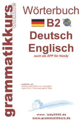 Produktbild von Wörterbuch B2 Deutsch - Englisch