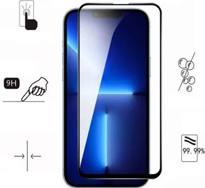 Immagine prodotto di vetro blindato 2X 6D per iPhone 13 / 13 Pro pellicola protettiva dello schermo vero vetro temperato a schermo intero 9H