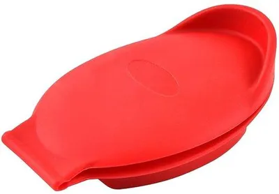 Image de Ouvre-huîtres en silicone - Pince manuelle - Outil pour fruits de mer - Design compact - 11,7 x 4,2 cm - Support pour huîtres