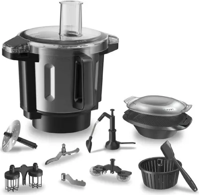 Immagine prodotto di Caraffa in Vetroceramica Cecotec per Mambo Cooking, Unique & Accessories, compatibile con Mambo Cooking, brocca a U, accessori, acciaio inossidabile, facile...