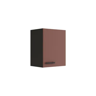 Produktbild von Optifit Hängeschrank Nizza407 BxTxH 45 x 34,6 x 57,6 cm rostrot matt zerlegt Anschlag reversibel KUNI O456-9+