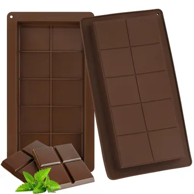 Productafbeelding van Siliconen chocoladevormen, Dubai, 2 stuks, voor chocolade en snoepjes
