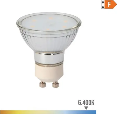 Image de Ampoule Led Gu10 Dichroïque 5w éclairage Froid Puissant Et écoénergétique. - Edm