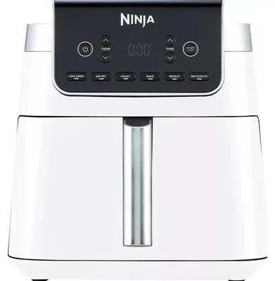 Zdjęcie produktu dla Ninja AF180EUWH, Frytkownica na gorące powietrze, 6,2 l, 40 °C, 240 °C, Pojedyńczy, Biały