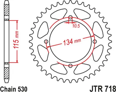 Zdjęcie produktu dla Zębatka JT Sprockets 48T